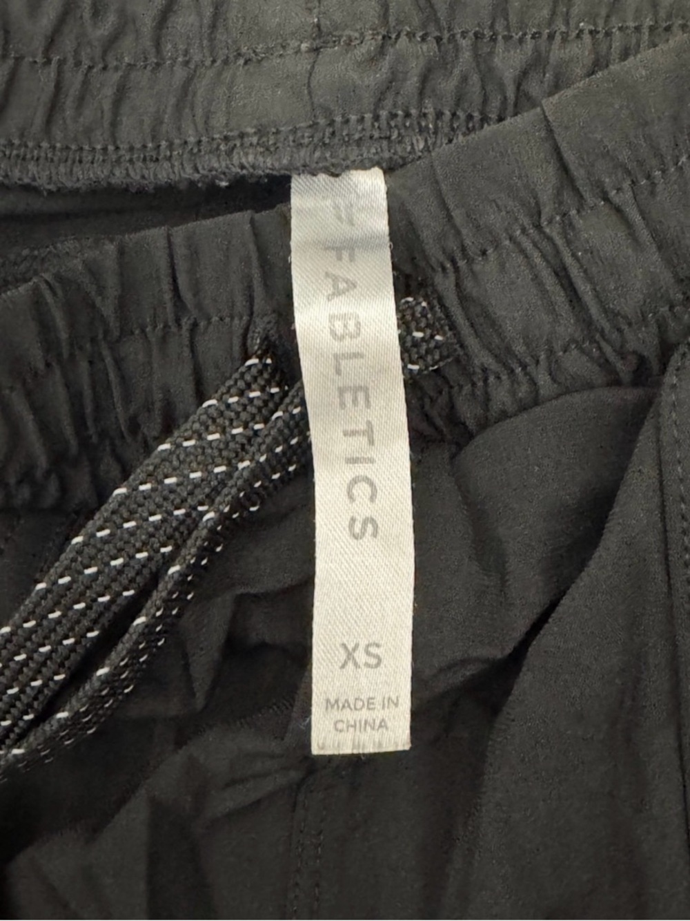 Black Performance Jogger Pants Zip Pocket Athletic XS - Picture 4 of 5